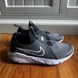 Nike Black and Gray Slip-On Sneakers